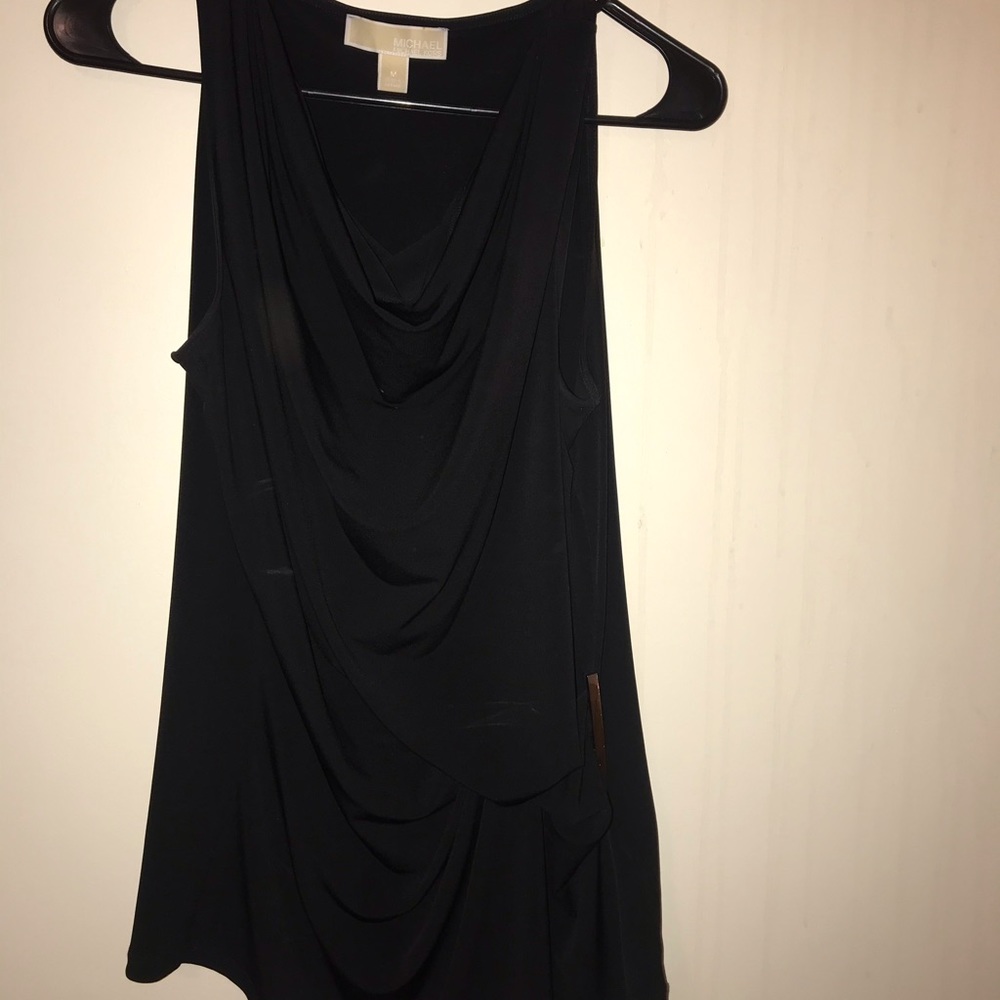 Michael Kors Black Mock Neck Tunic